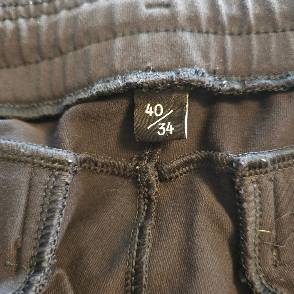 Public Rec All Day Every Day‎ Pants Mens 40x34 Black Athletic Tapered Trousers